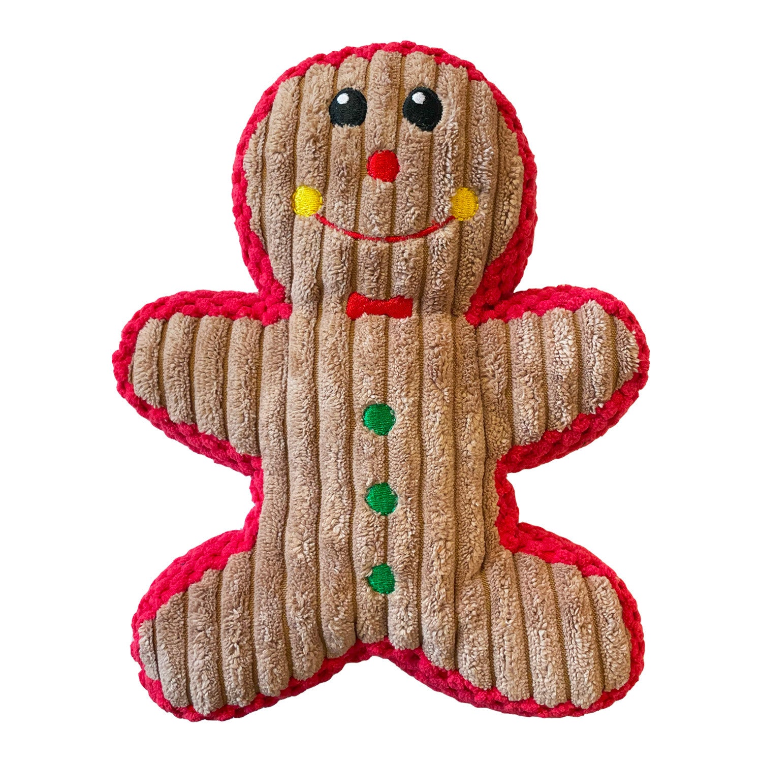 Christmas Gingerbread Man Dog Toy