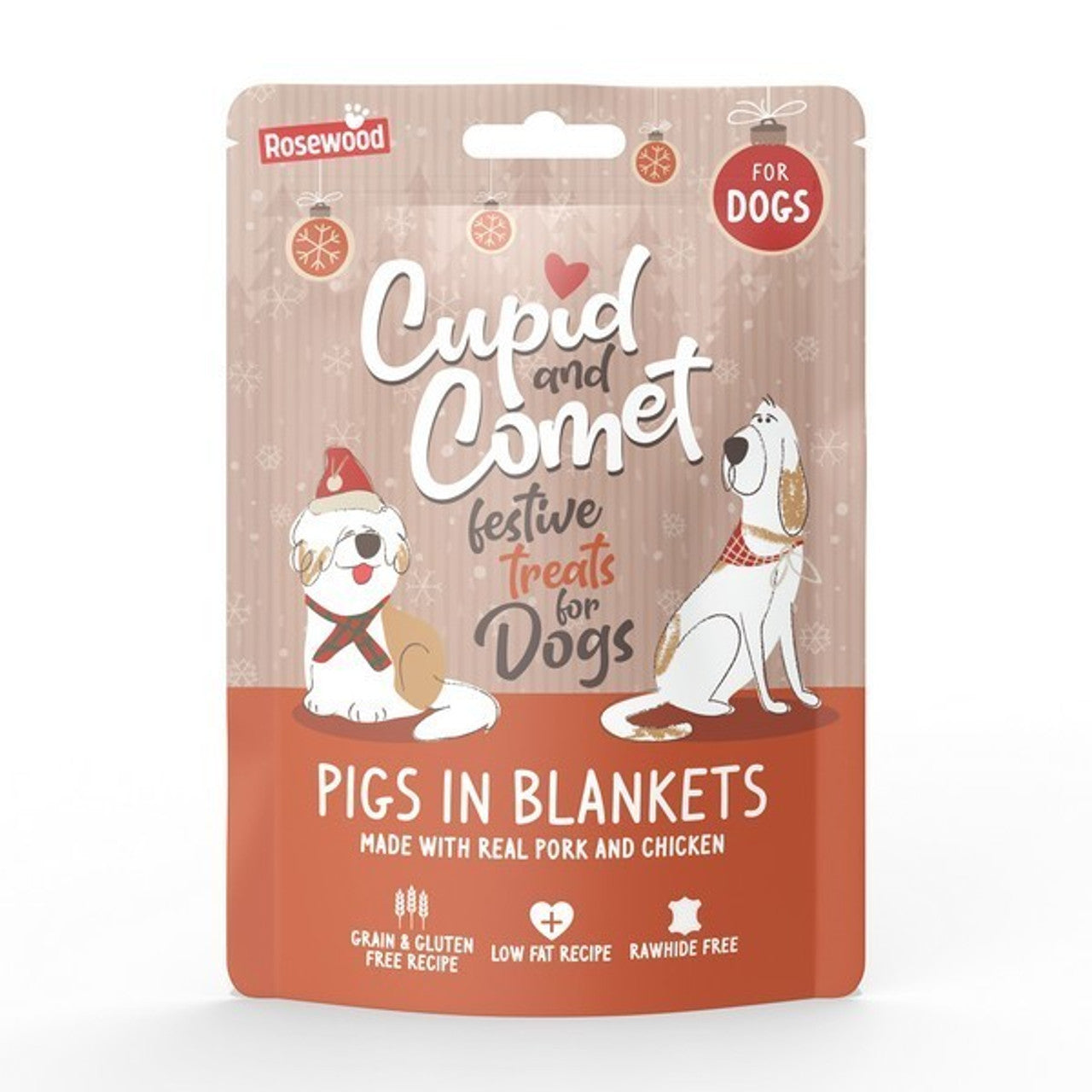 Rosewood Pigs in Blankets Dog Treats (100g)