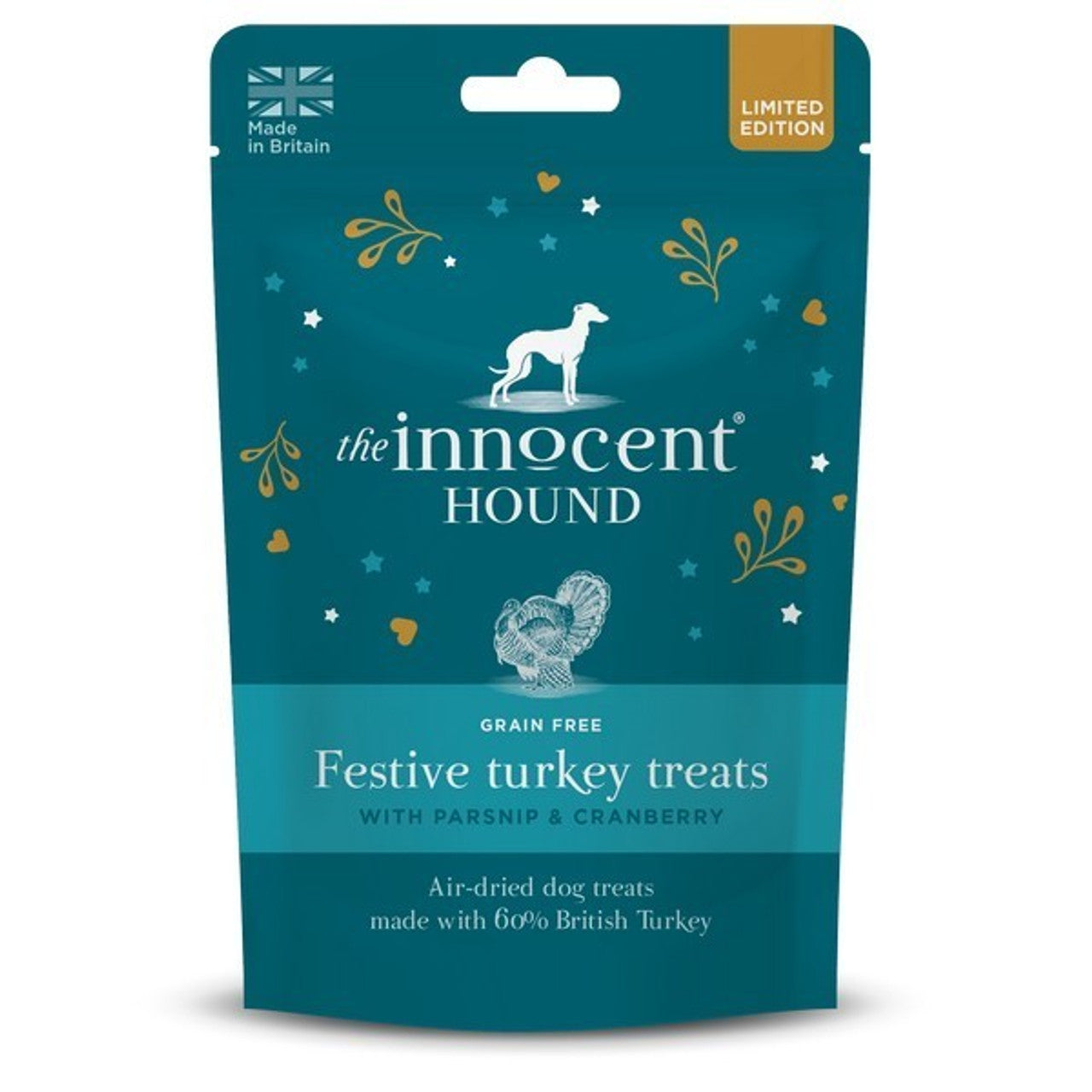 The Innocent Hound Festive Turkey Treats Limited Edition (70g)