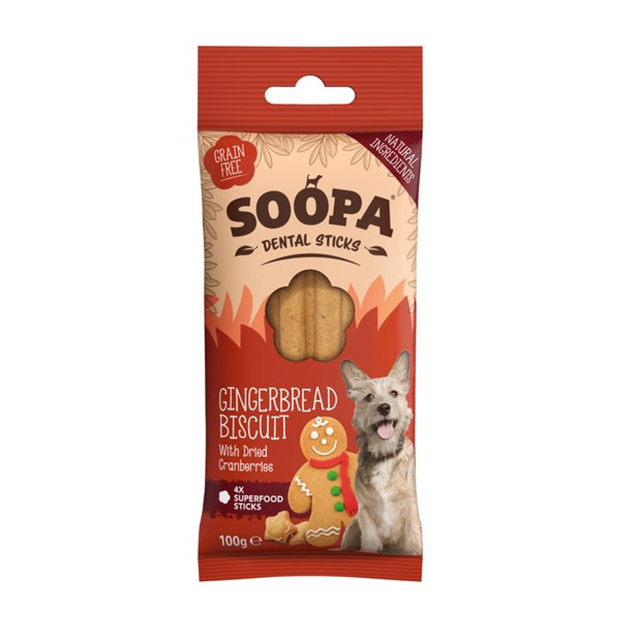 Soopa Gingerbread Latte Sticks (100g)