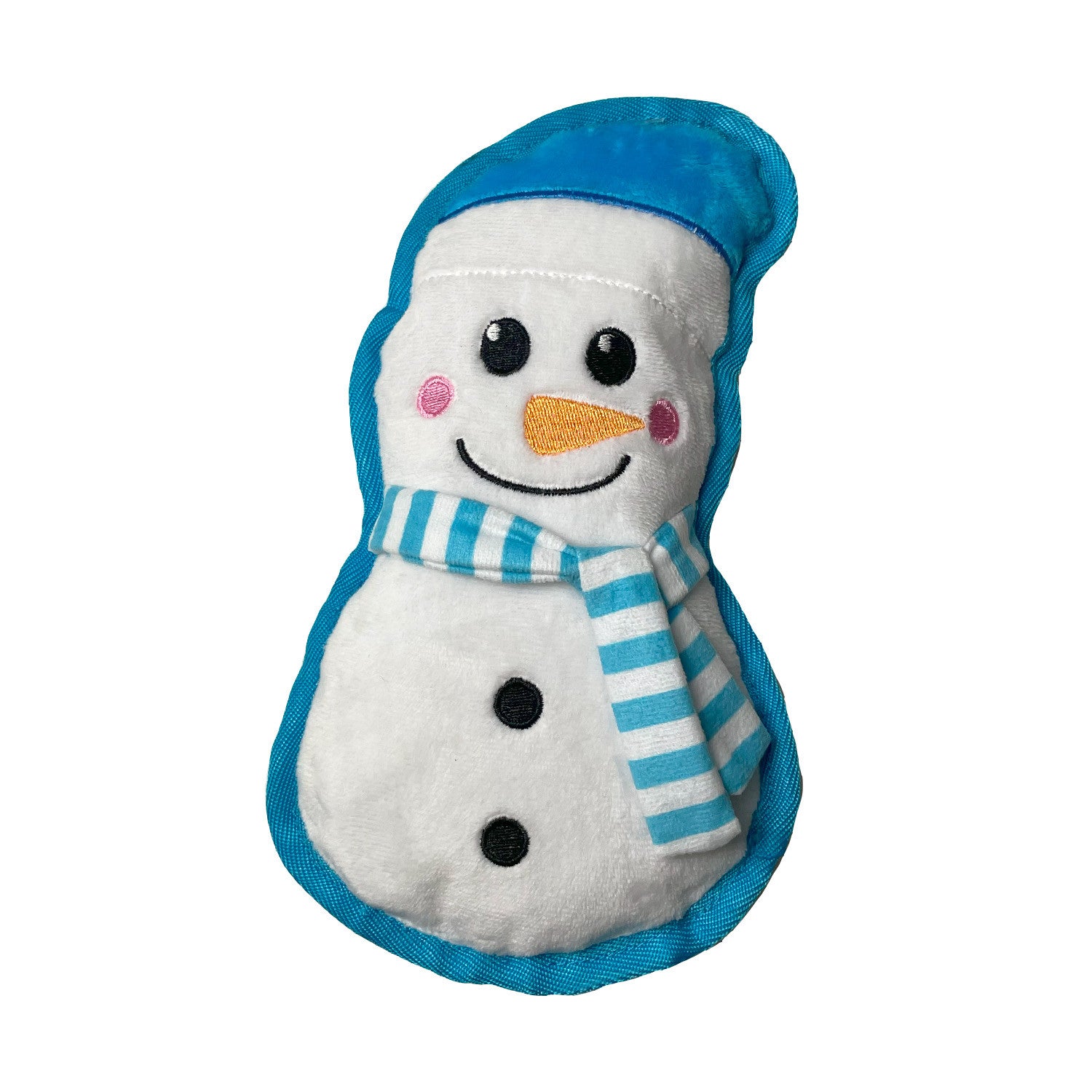 Snowman Flat Squeaker Toy