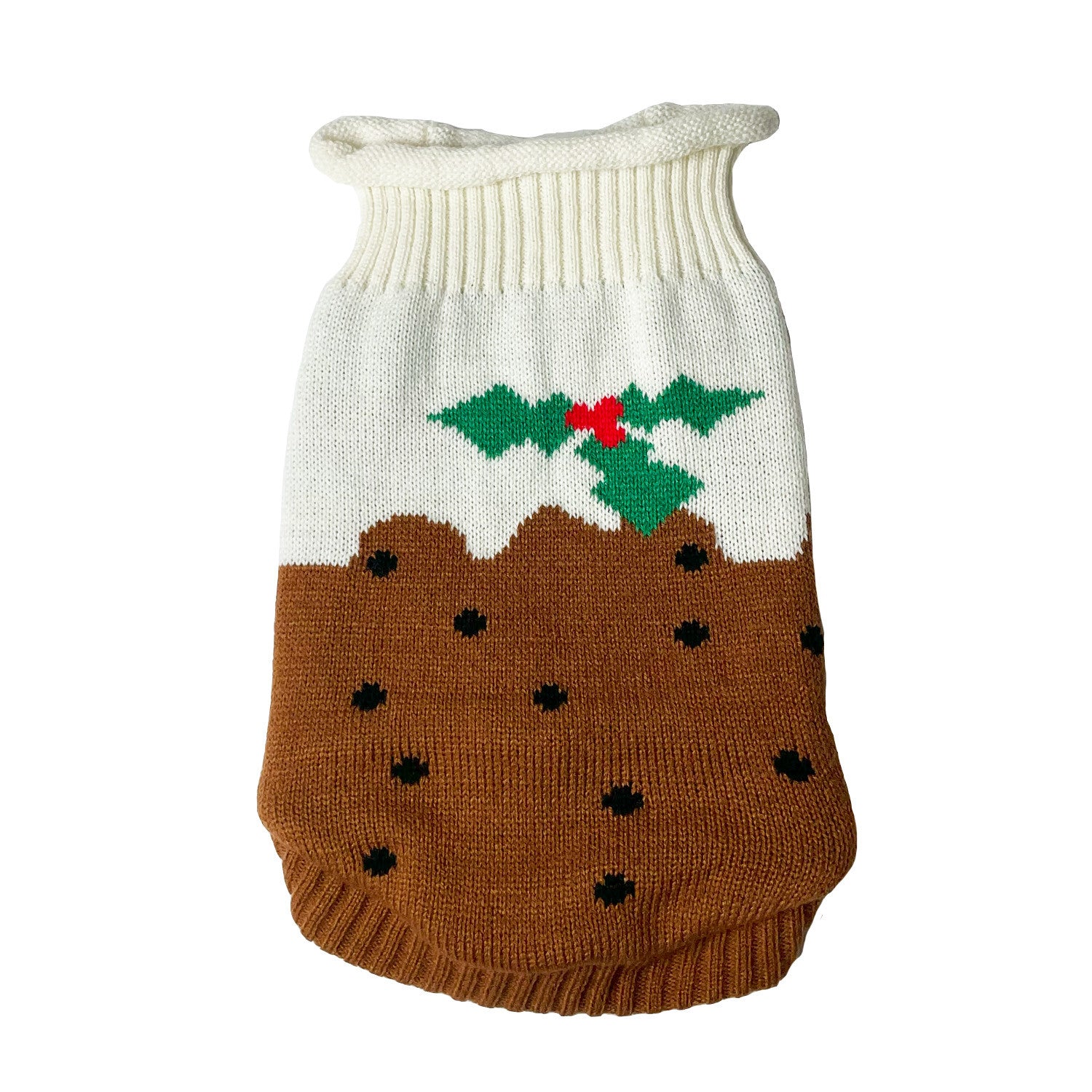 Christmas Pudding Dog Sweater