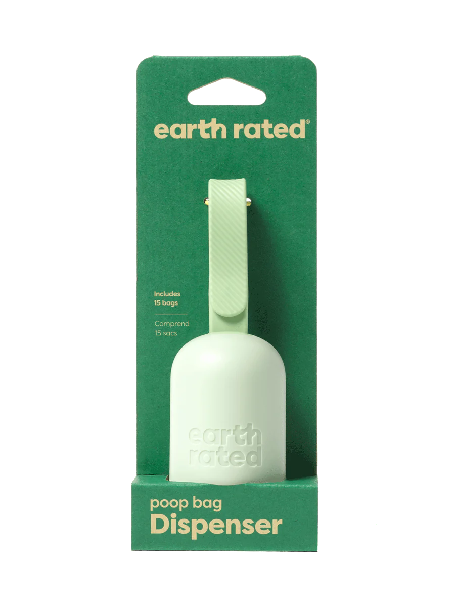 Earth Rated Poop Bag Dispenser with 15 Bags (Unscented)