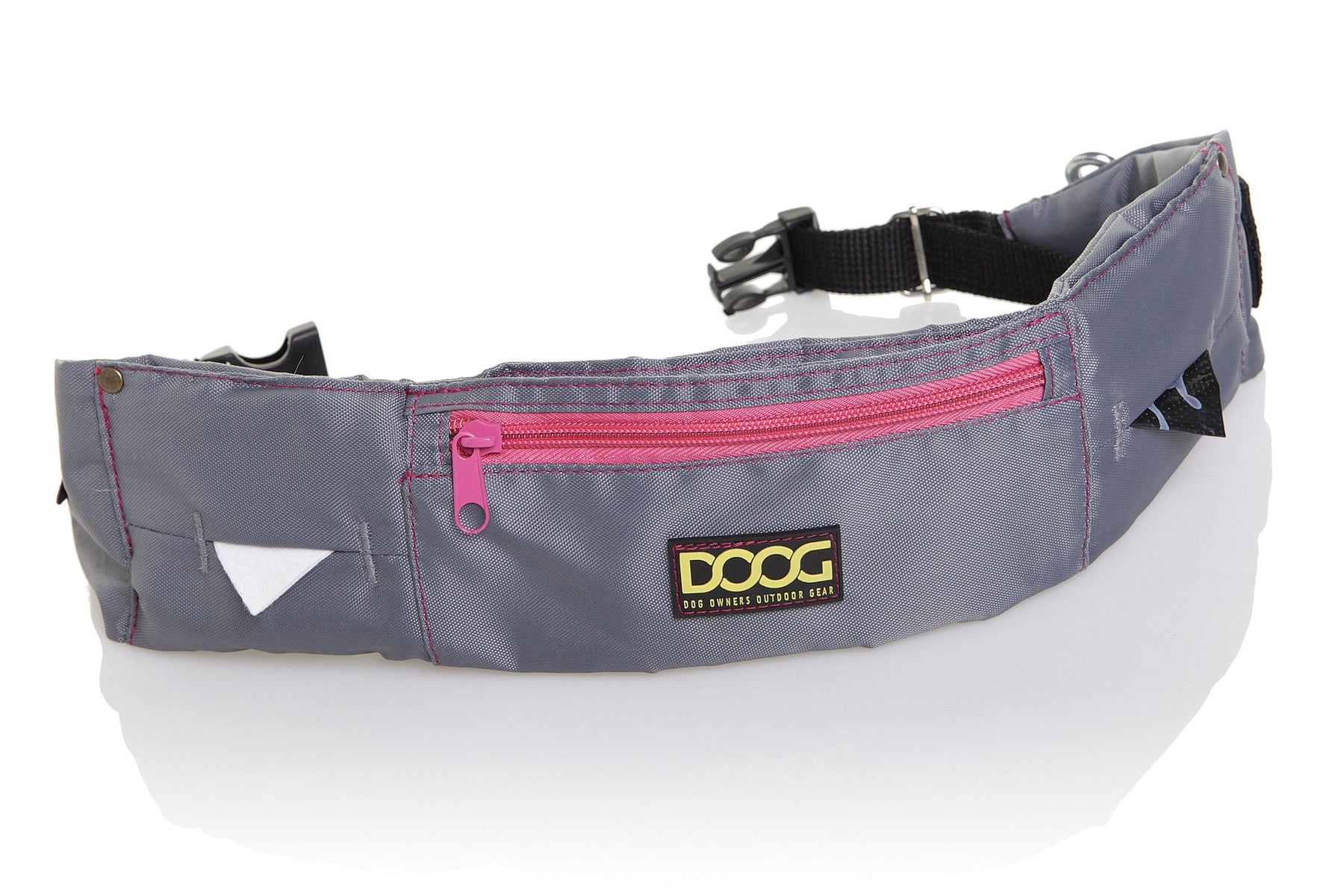 DOOG Dog Walking Belt (Grey/Pink)