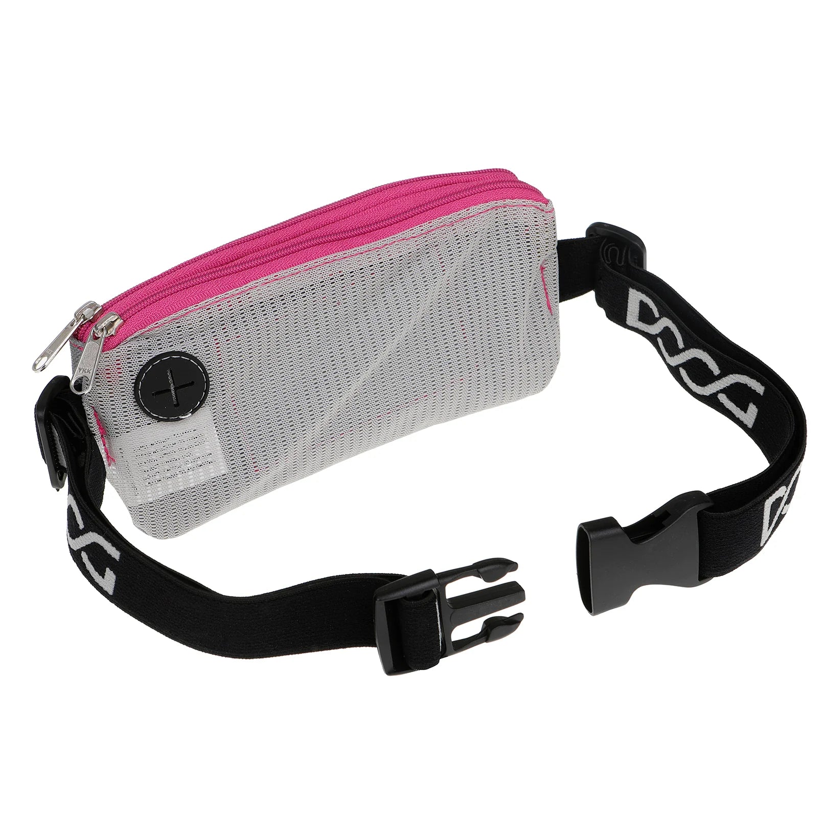 DOOG Mini Dog Walking Belt (Neon Grey w/ Pink Trim)