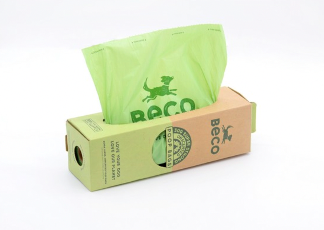 Beco Unscented Compostable Poop Bags (300 Bags)