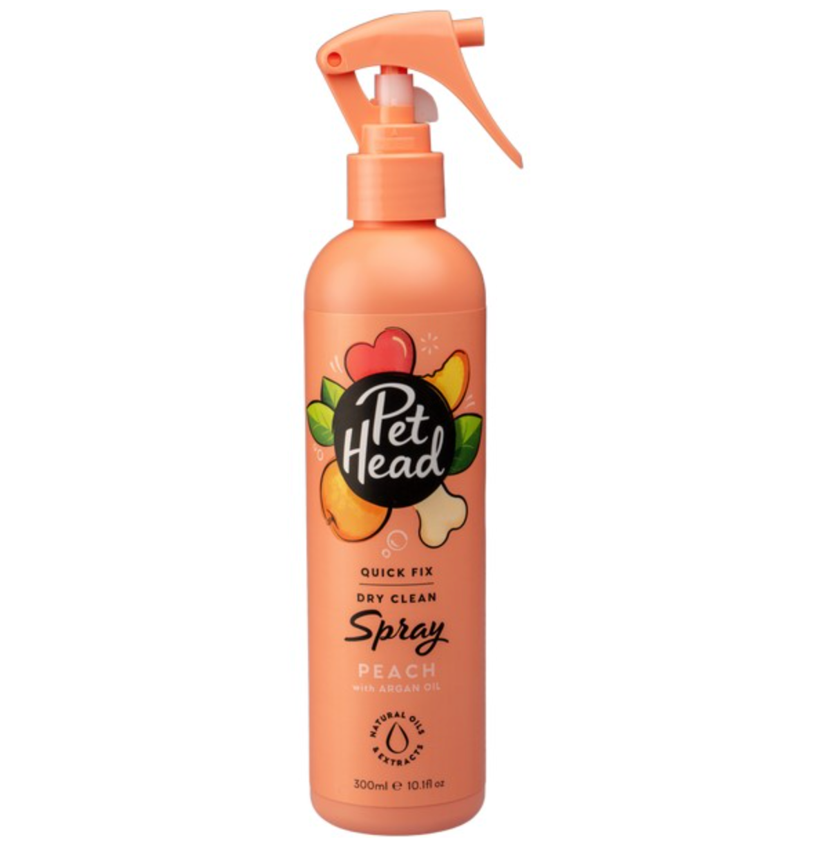 Pet Head Quick Fix Dry Clean Spray Peach (300ml)