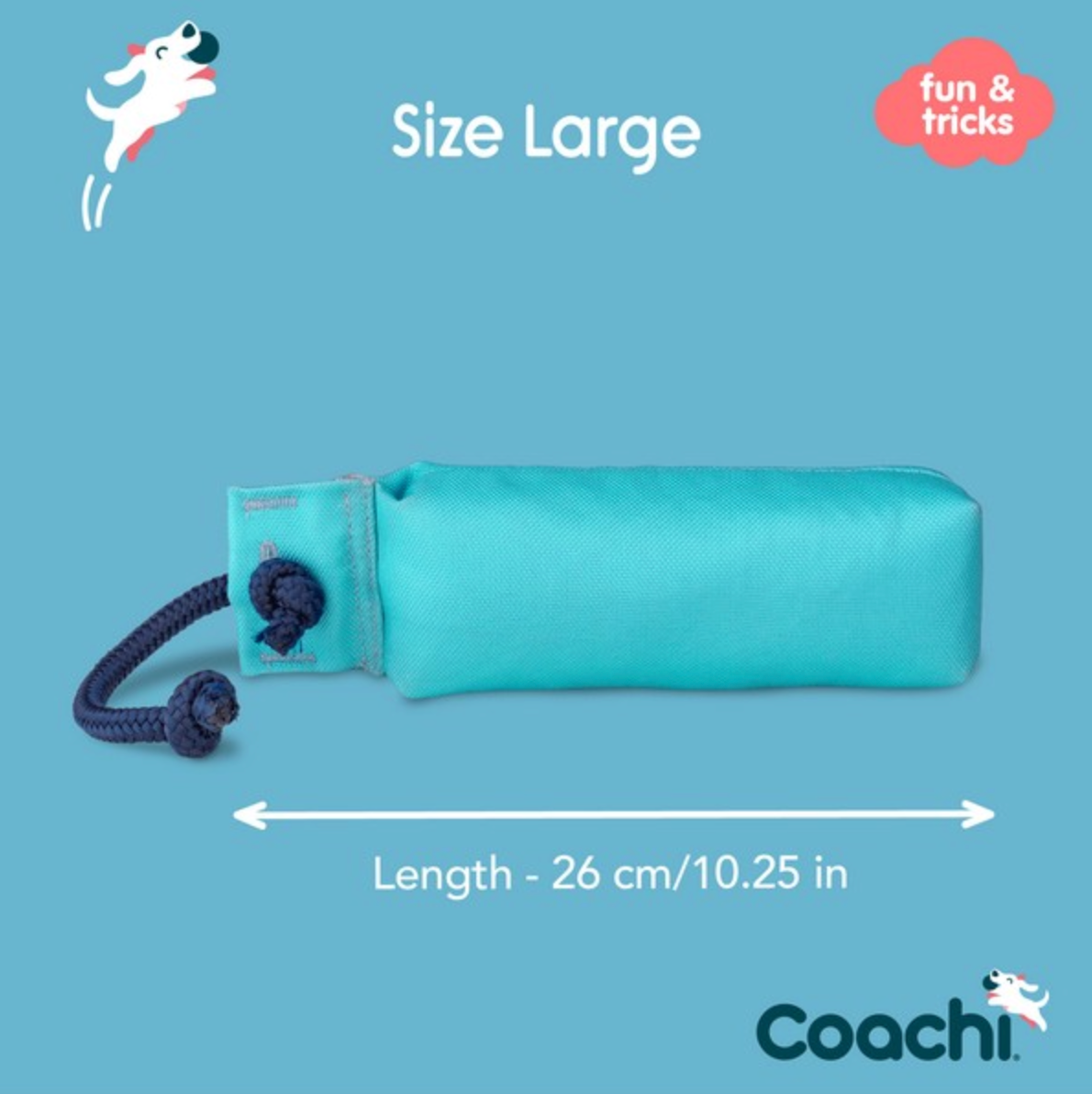 Coachi Dog Training Dummy (Light Blue, Large)