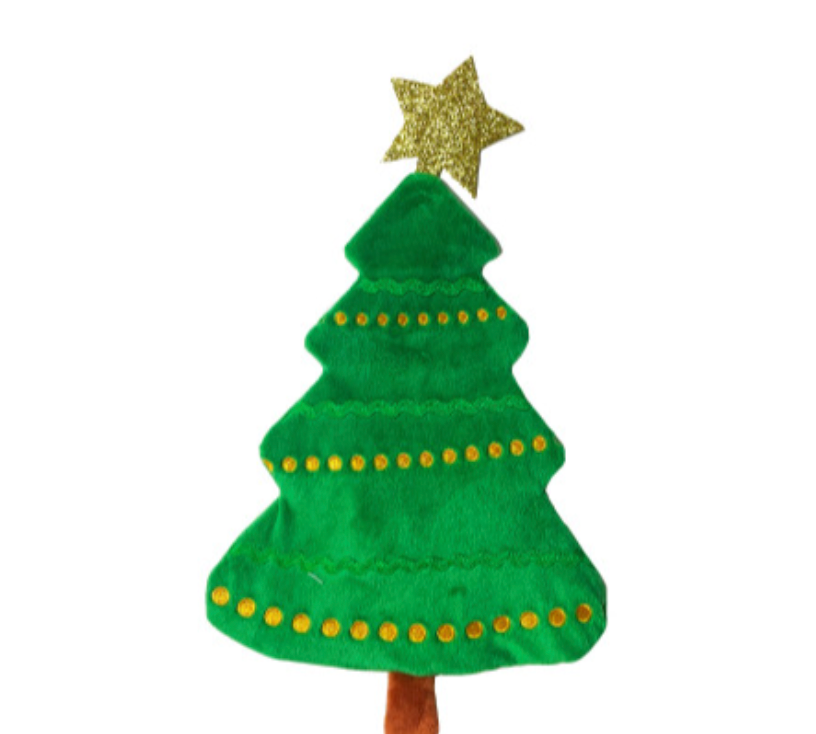 Flat Crinkle Christmas Tree