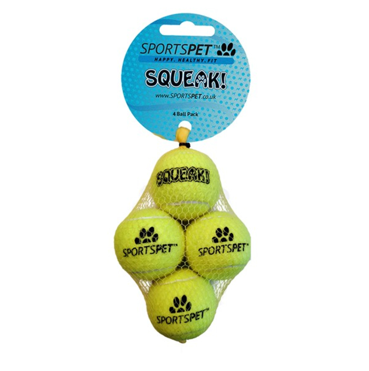 Sportspet Mini Squeak (X-Small, 4 Pack)