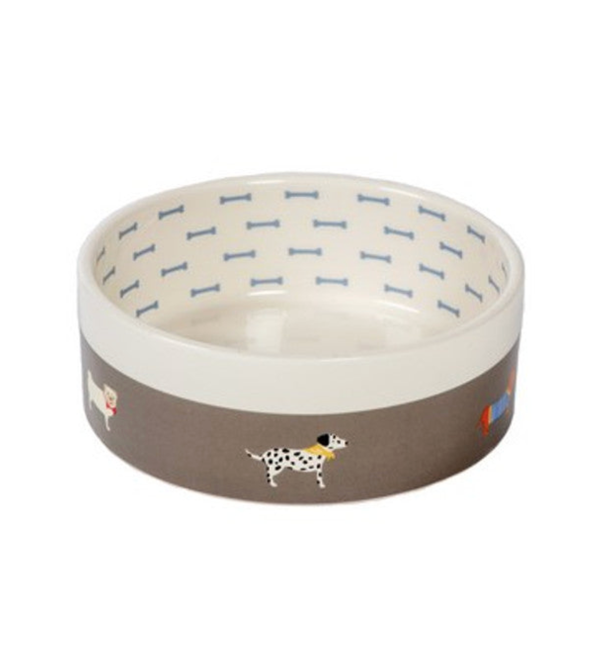 Danish Design FatFace Marching Dogs Pet Bowl (Medium)