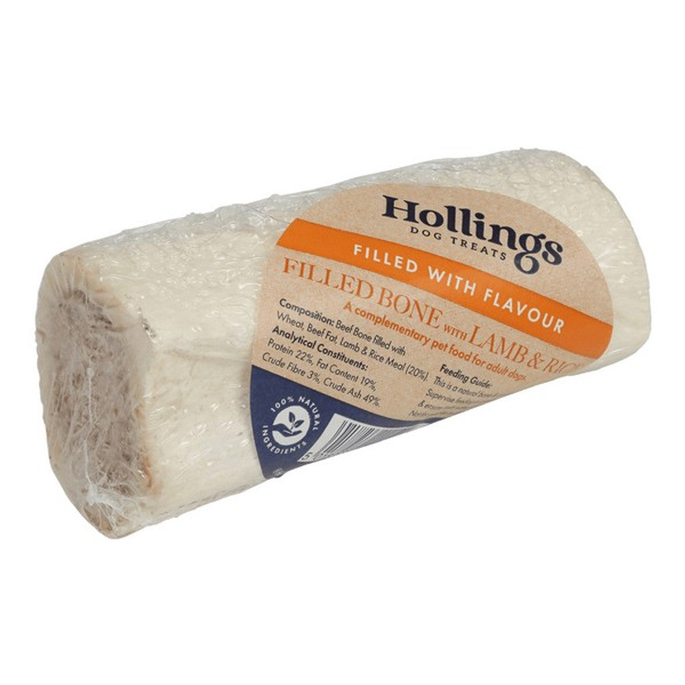 Hollings Lamb & Rice Filled Bone (190g)