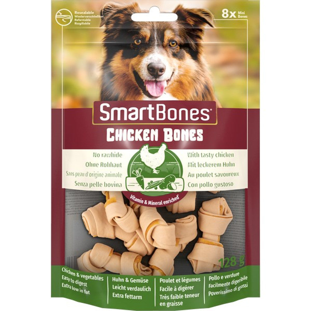 SmartBones Chicken Mini Bones (8 Pack)