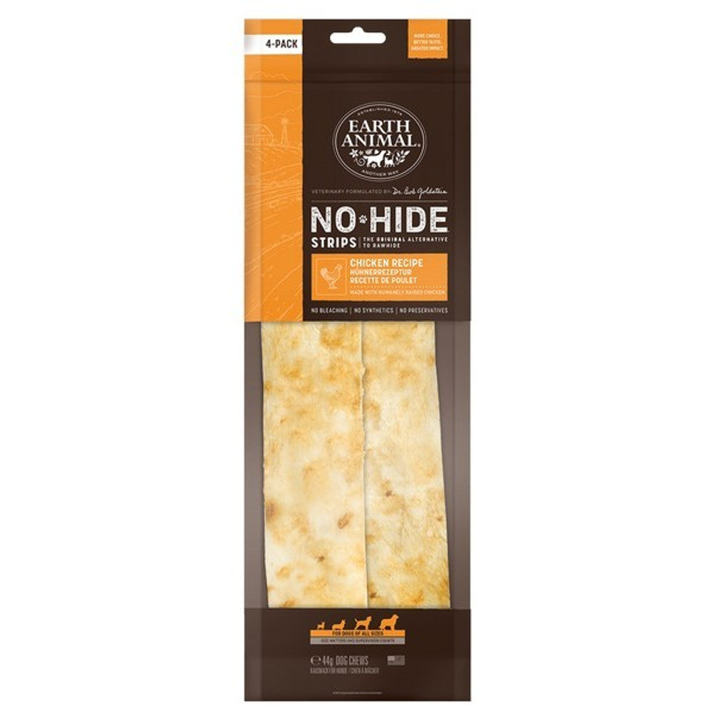 Earth Animal No Hide Chicken Strips (4 Pack, 44g)