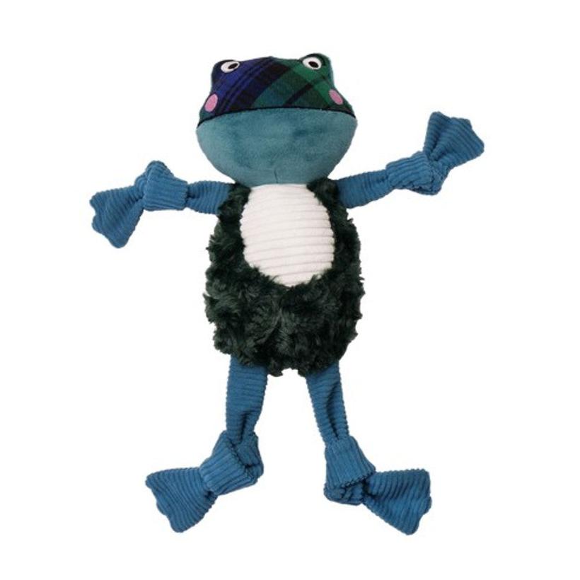 House of Paws Winter Frog Soft Plush Dog Toy