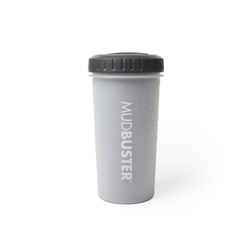 Dexas Lidded MudBuster (Large, Light Grey)