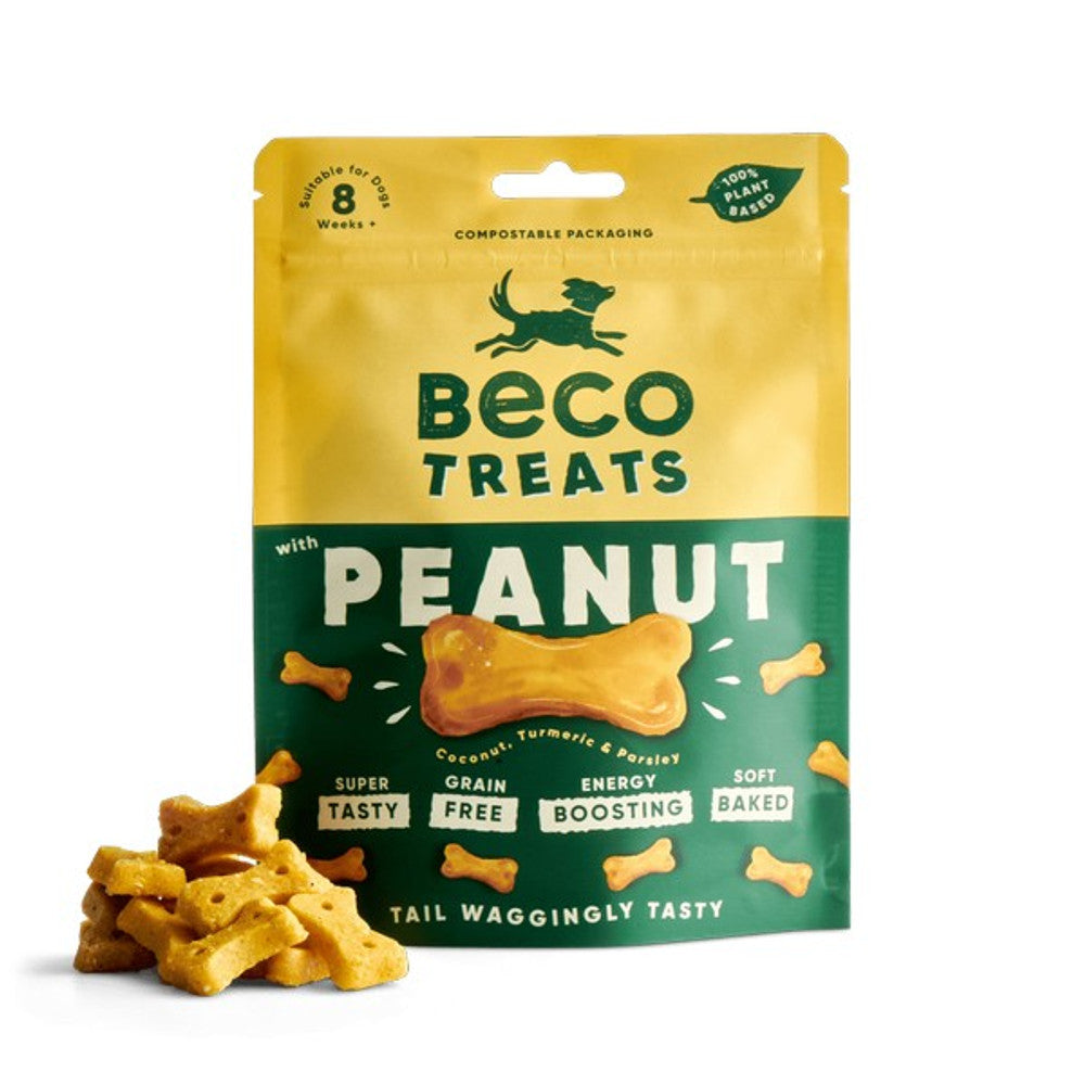 Beco Dog Treats Peanut with Coconut & Turmeric (70g)