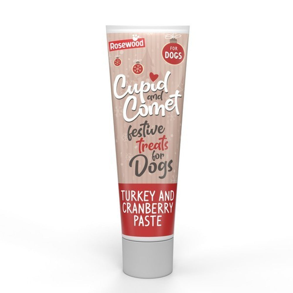 Cupid & Comet Christmas Lick Mat with Turkey & Cranberry Paste (75g)