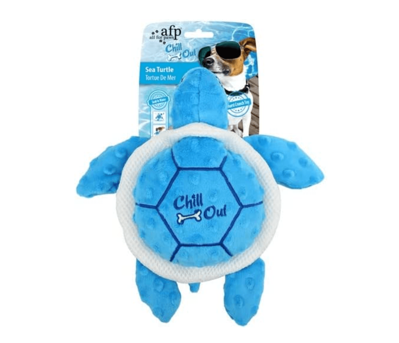 All For Paws Chill Out Sea Turtle - Pet's Play Toy Store