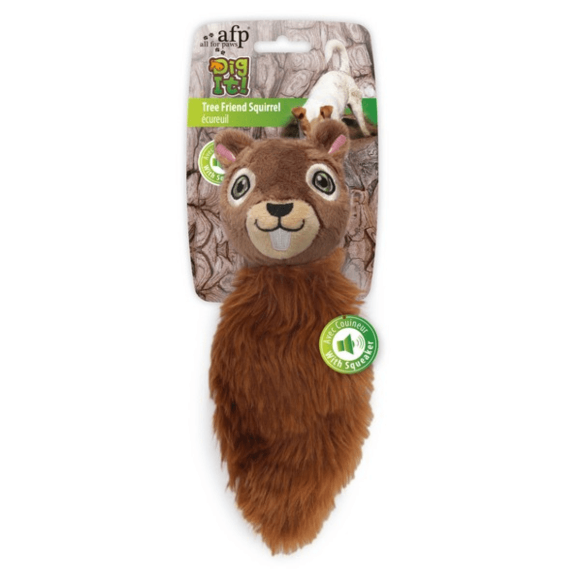 All For Paws Dig It Tree Friend Squirrel - Pet's Play Toy Store