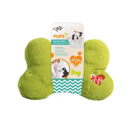 Afp All For Paws Little Buddy Puppy Dog Heart Beat Sheep Toy, Beige