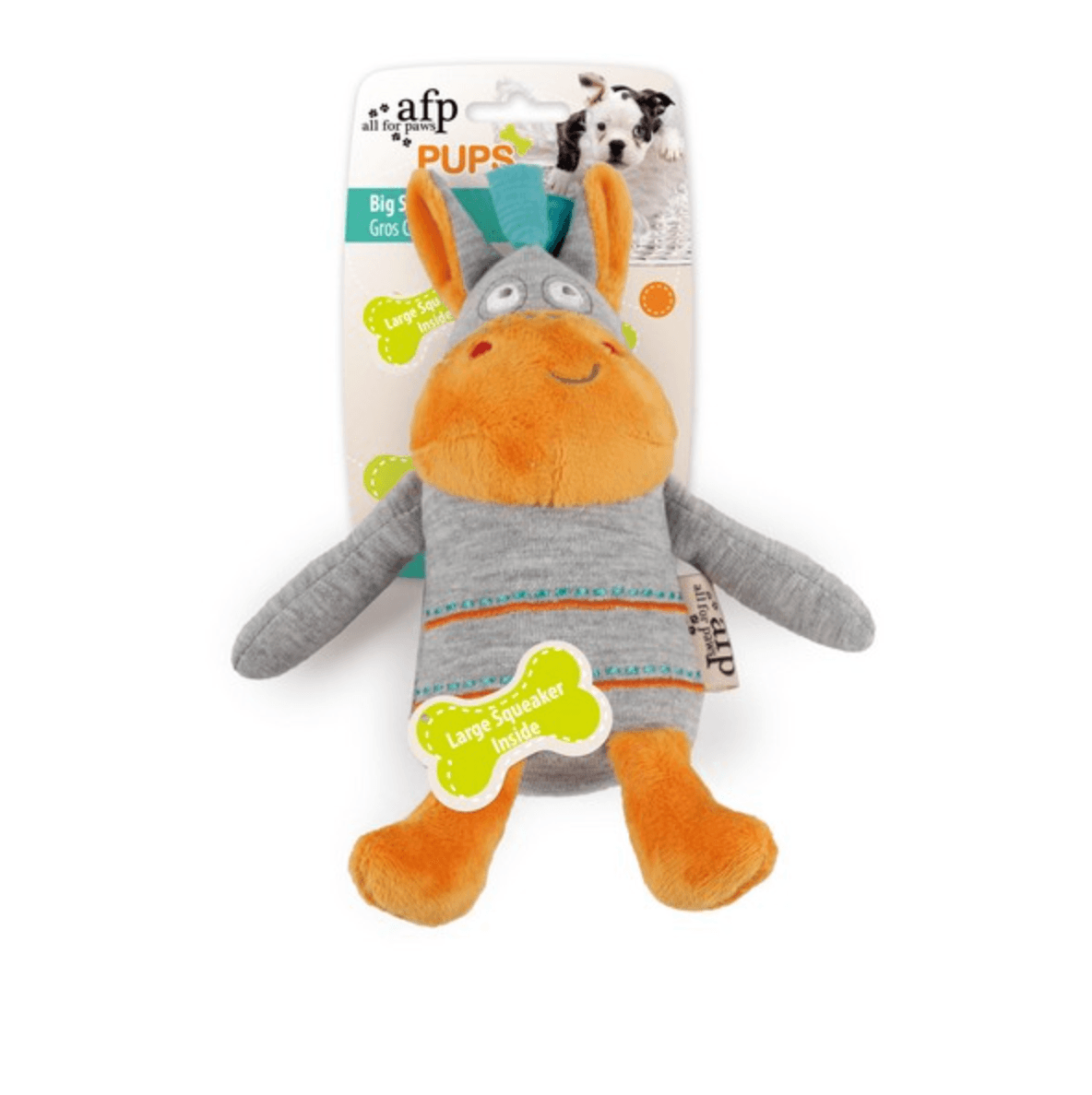 All For Paws Pups Big Squeak - Pet's Play Toy Store