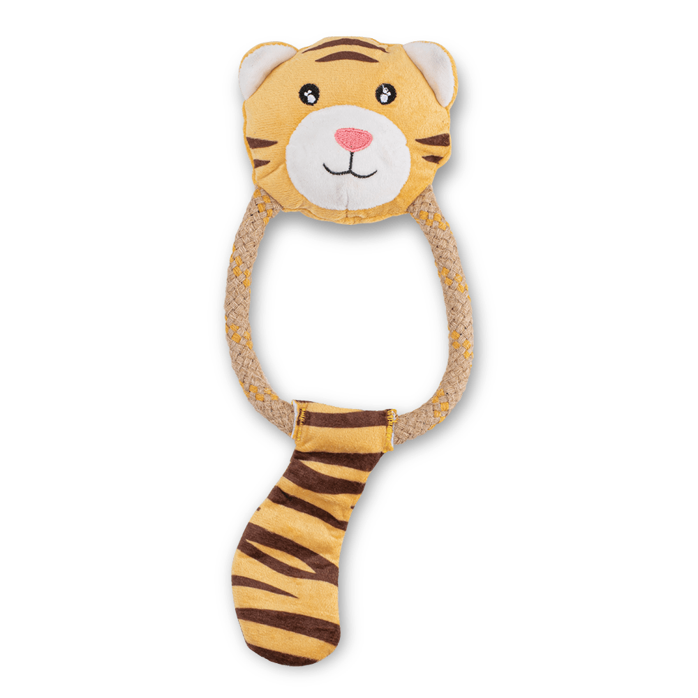 Beco Recycled Soft Tiger - Pet's Play Toy Store