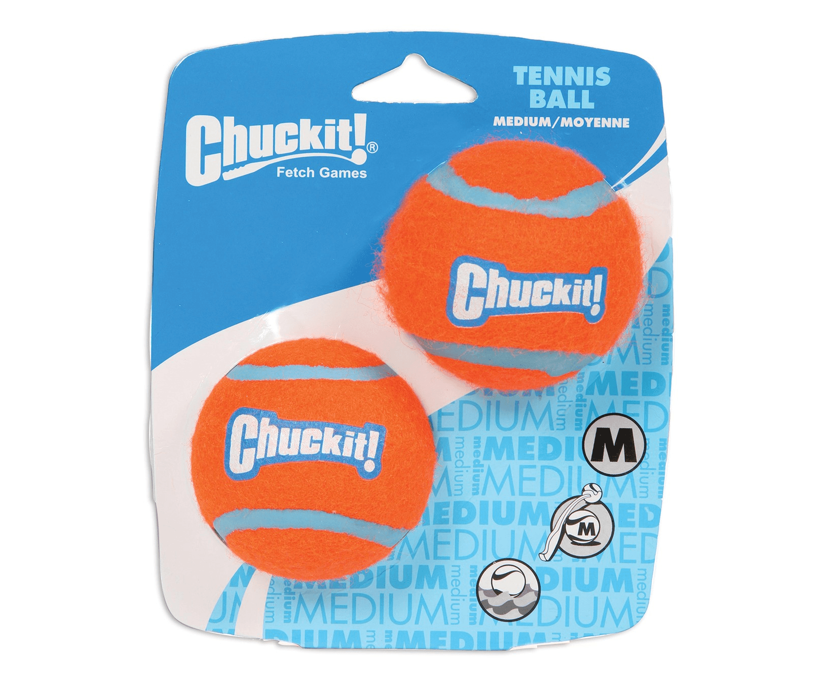 Chuckit! Tennis Balls Various Sizes (2 Pack) - Pet's Play Toy Store