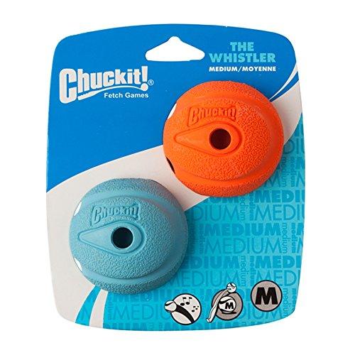 Chuckit! The Whistler Ball 2 Pack (Medium) - Pet's Play Toy Store