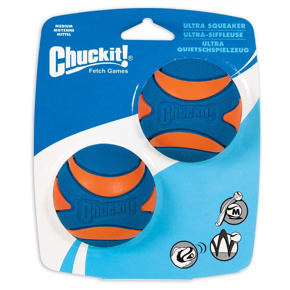Chuckit! Ultra Squeaker Balls (2 Pack) - Pet's Play Toy Store