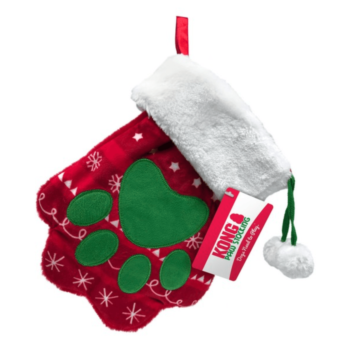 KONG Christmas Stocking Paw (Large) - Pet's Play Toy Store