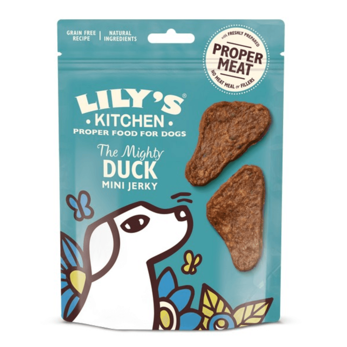 Lilys Kitchen Duck Mini Jerky for Dogs (70g) - Pet's Play Toy Store