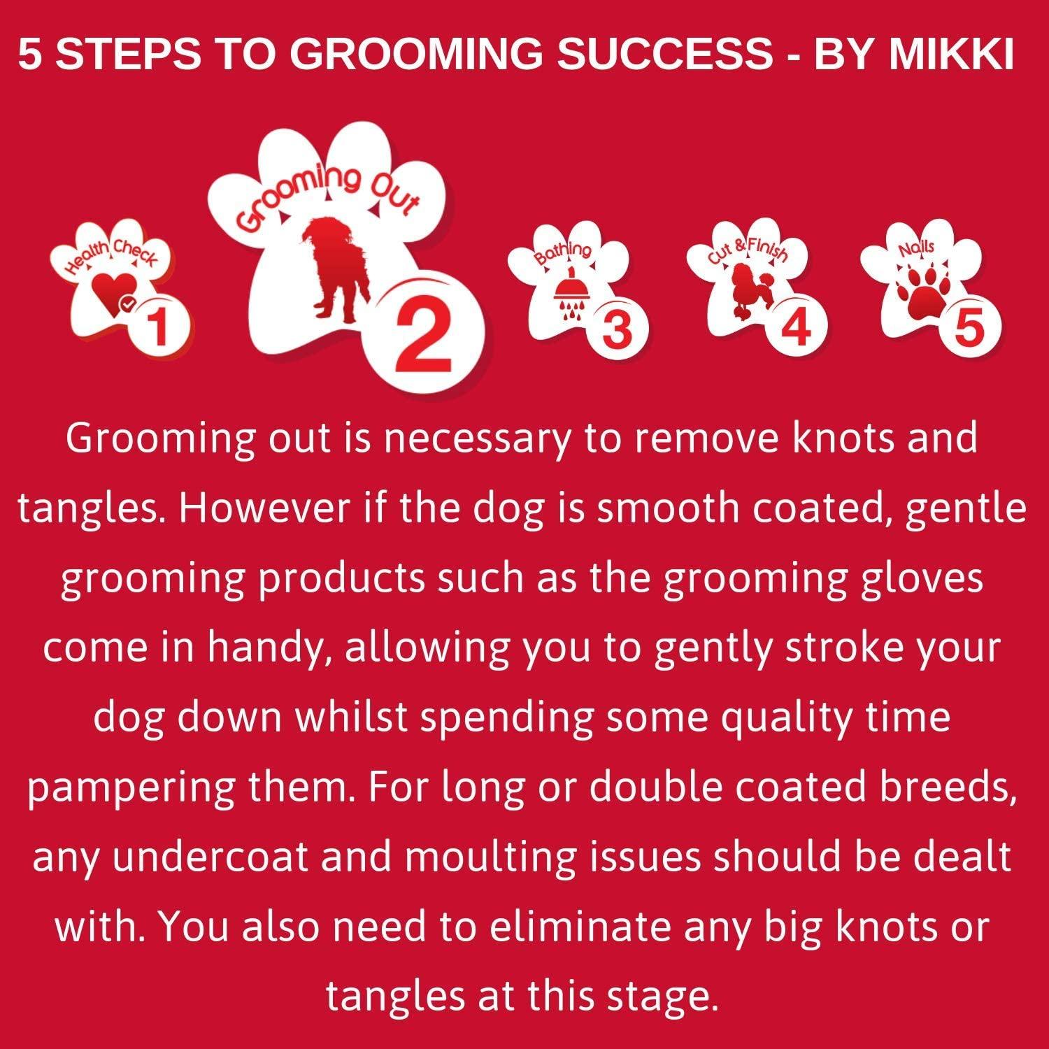 Mikki Dog & Cat Ball Pin Grooming Brush (Small to Med Pets) - Pet's Play Toy Store