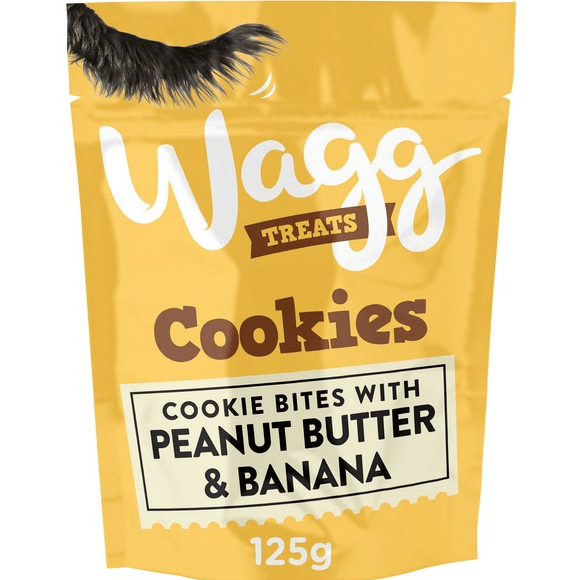 Wagg Cookies Treats Peanut & Banana (125g) - Pet's Play Toy Store