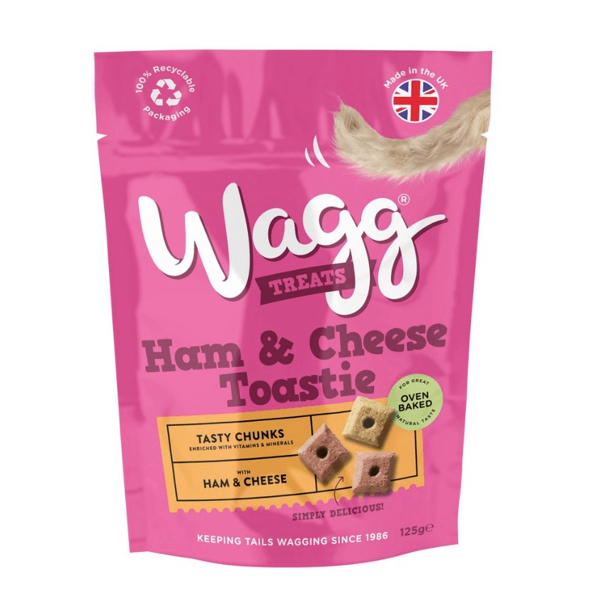 Wagg Ham with Cheese Toastie Treats (125g) - Pet's Play Toy Store